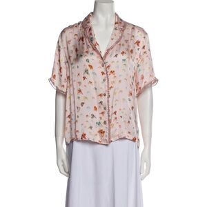 MYBEACHYSIDE Brock Collection Floral Print Blouse - Size S - New